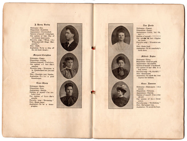 Vintage 1908 Washington Kansas High School Yearbook - Avid Vintage