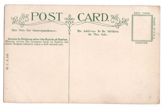 Vintage 1910s WWI Military Postcard Battle of Haelen War Scenes in Belgium W.C.A. Series 145 - Avid Vintage