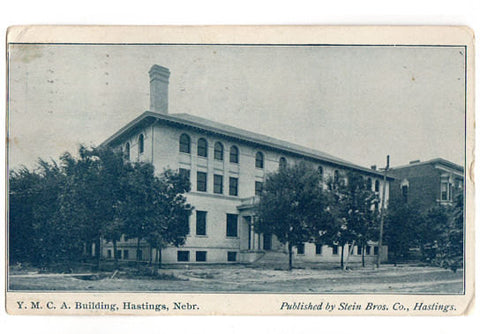 Vintage 1900's Hastings Nebraska Postcard YMCA Building Stein Brothers Company - Avid Vintage