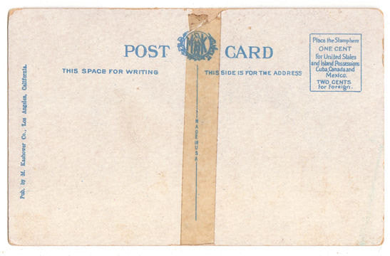 1920s Tijuana Mexico Postcard, New Hotel Commercial, Old Cars 165A Unused - Avid Vintage