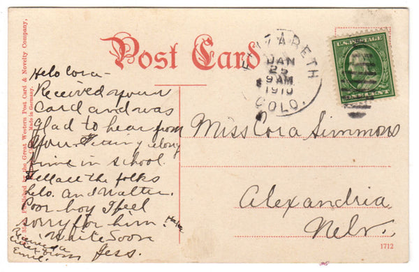 Vintage 1910s Argentine Falls on the Argentine Central Railway Colorado Postcard - Avid Vintage