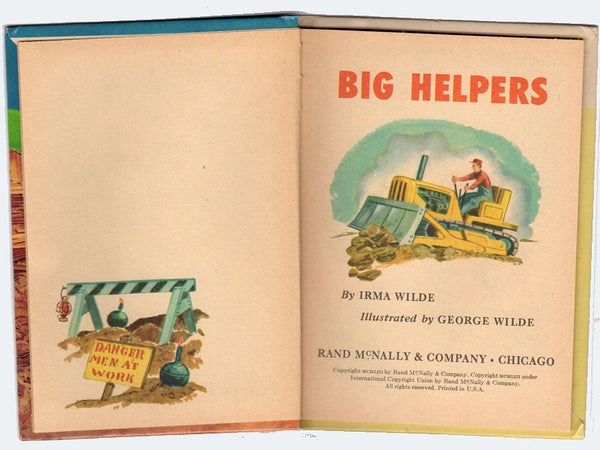 Big Helpers Vintage 1953 Jr Elf Book Number 8047 By Irma Wilde - Avid Vintage