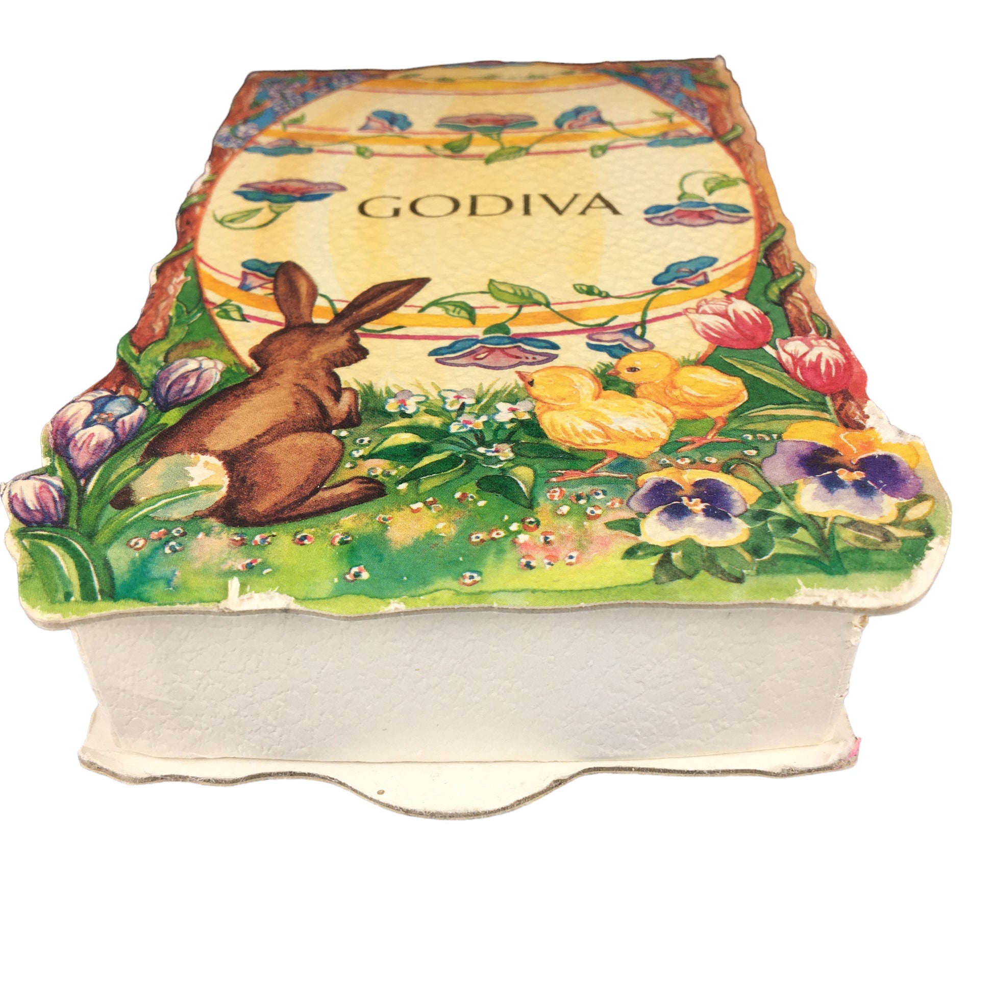 Vintage Godiva Easter Candy Box Cardboard - Avid Vintage