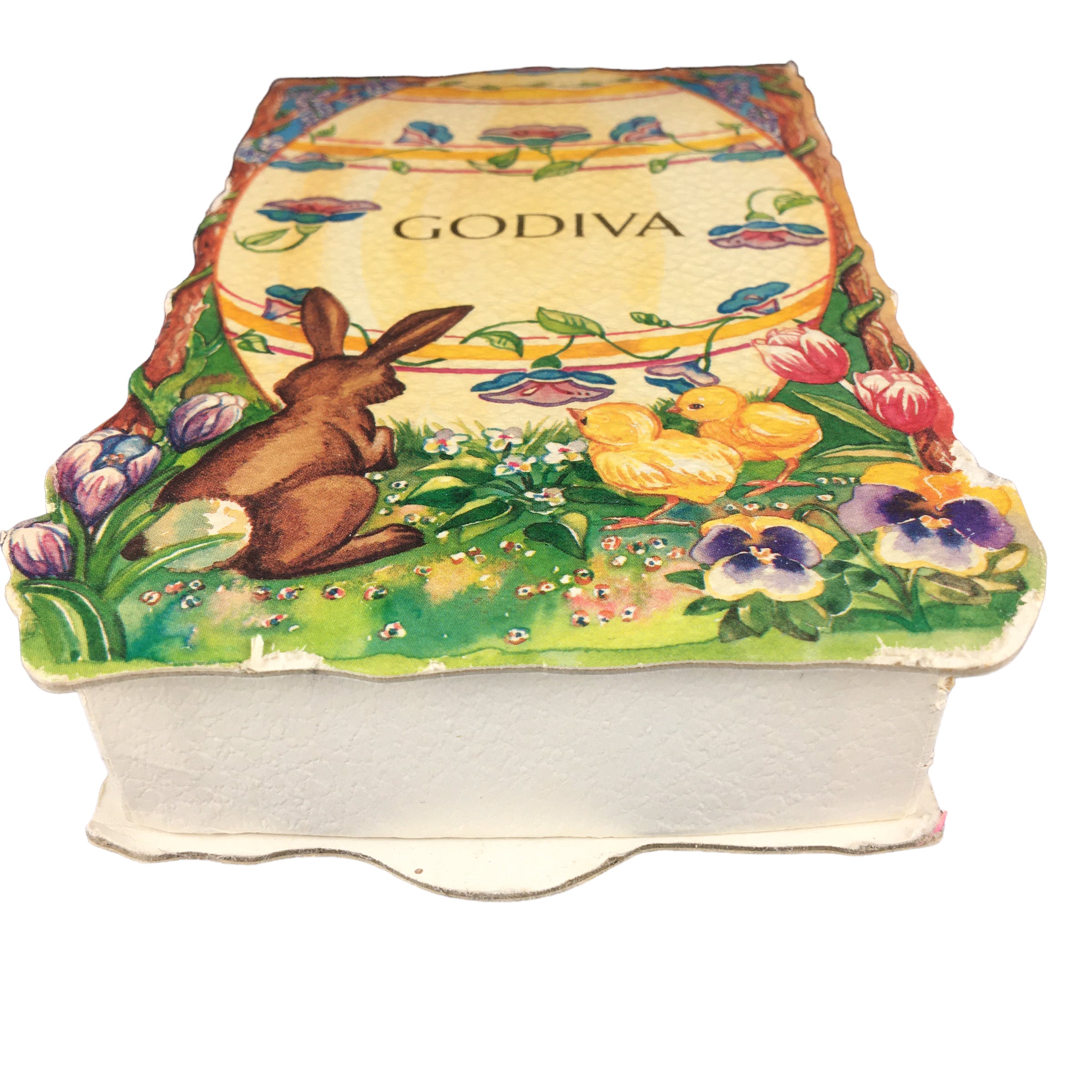 Vintage Godiva Easter Candy Box Cardboard - Avid Vintage