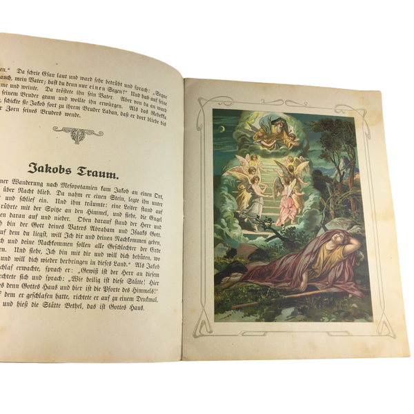 Vintage German Children’s Book Jacob and Joseph 1920s Religious Softcover