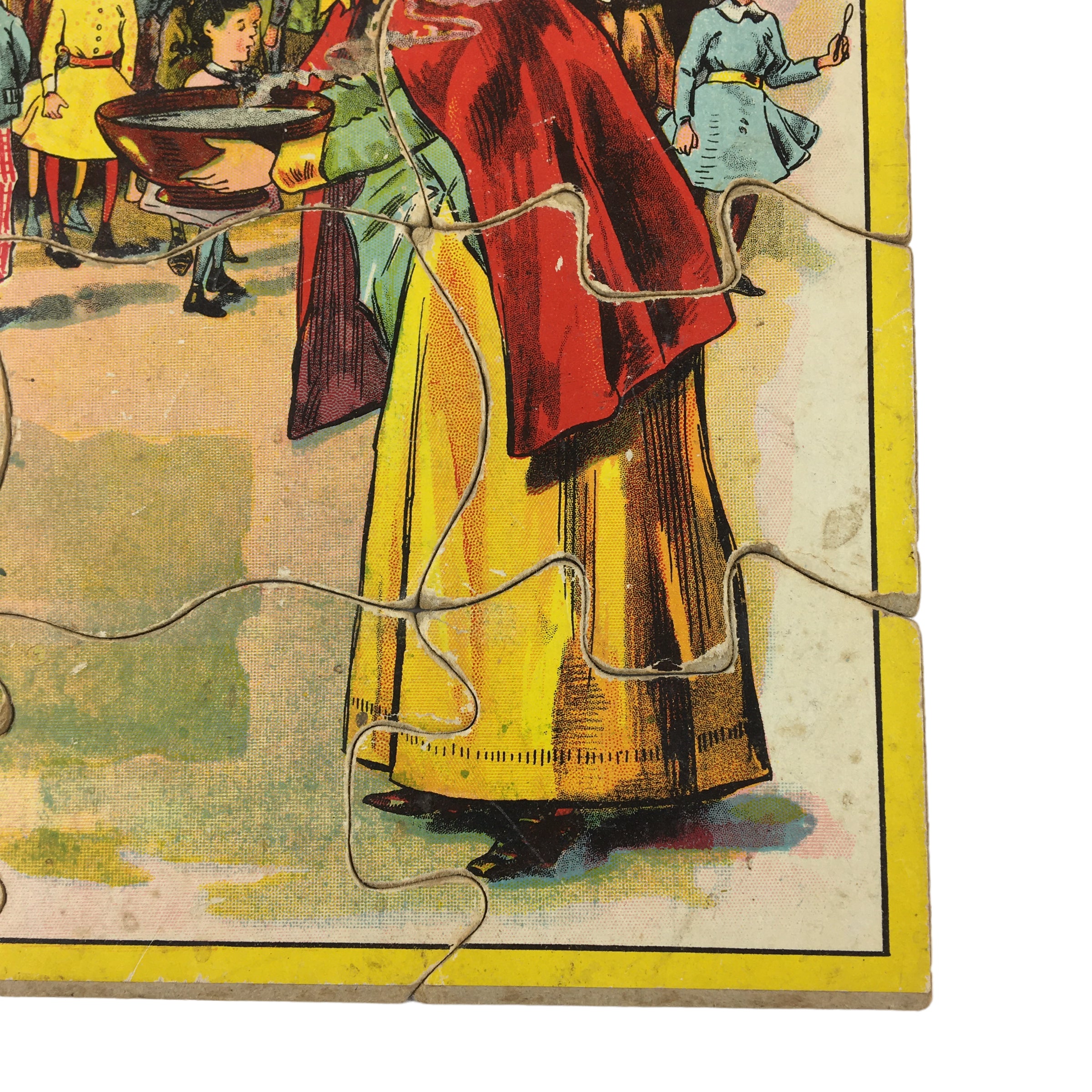 Antique Childrens Puzzle Old Lady Who Lived in a Shoe - Avid Vintage