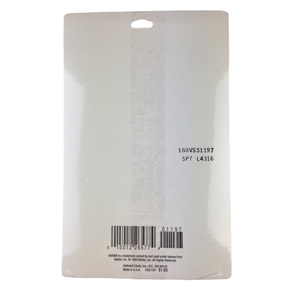 Vintage 1995 Hallmark Barbie Doll Stickers Sealed Package