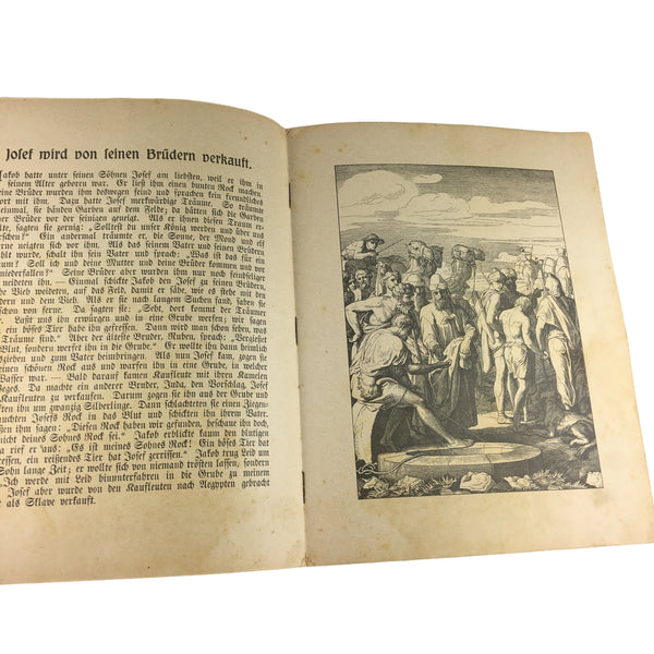 Vintage German Children’s Book Jacob and Joseph 1920s Religious Softcover