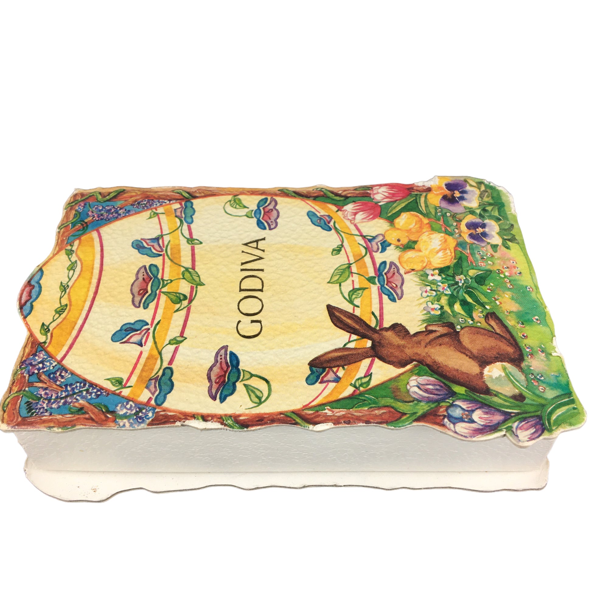 Vintage Godiva Easter Candy Box Cardboard - Avid Vintage