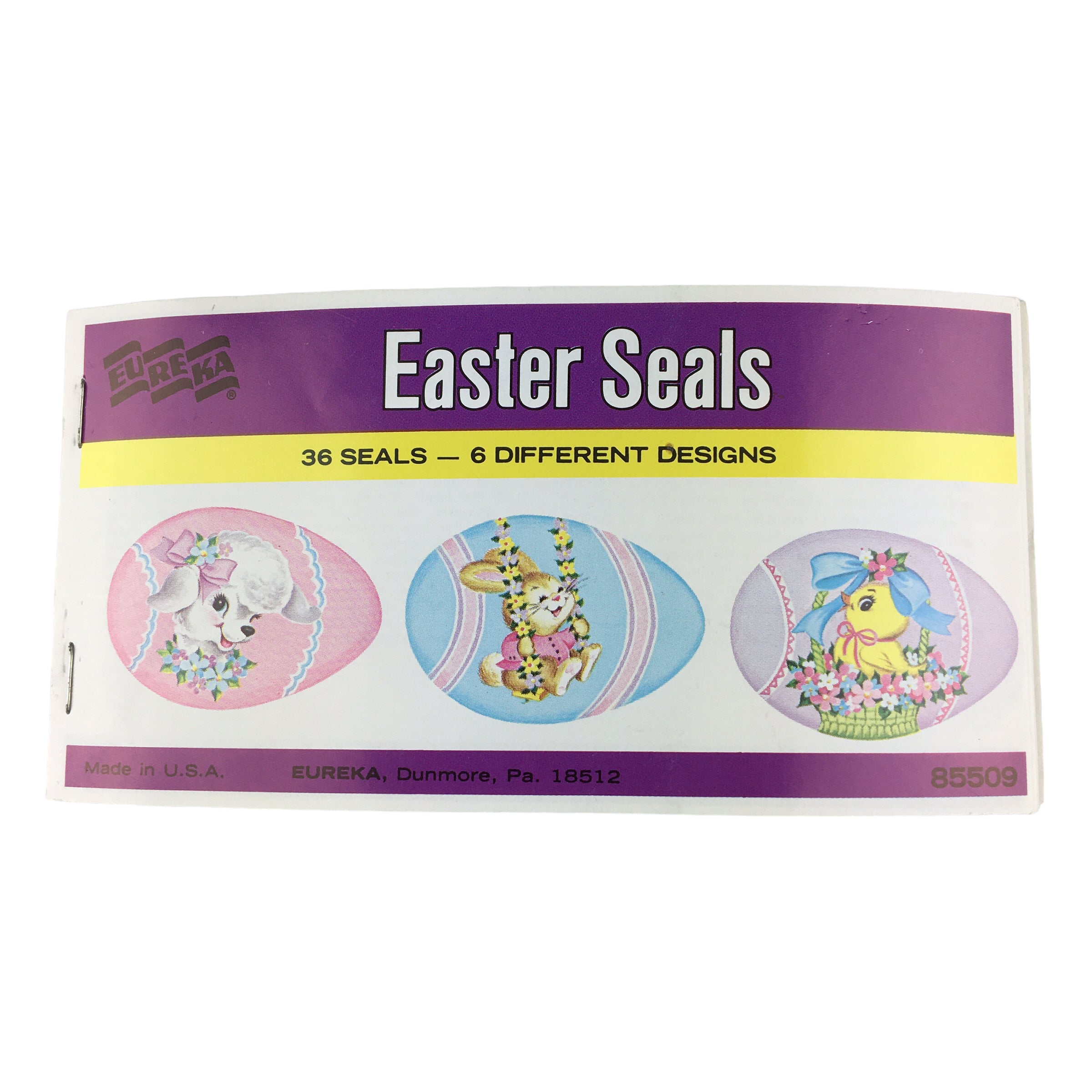 Vintage Eureka Easter Egg Seals Booklet