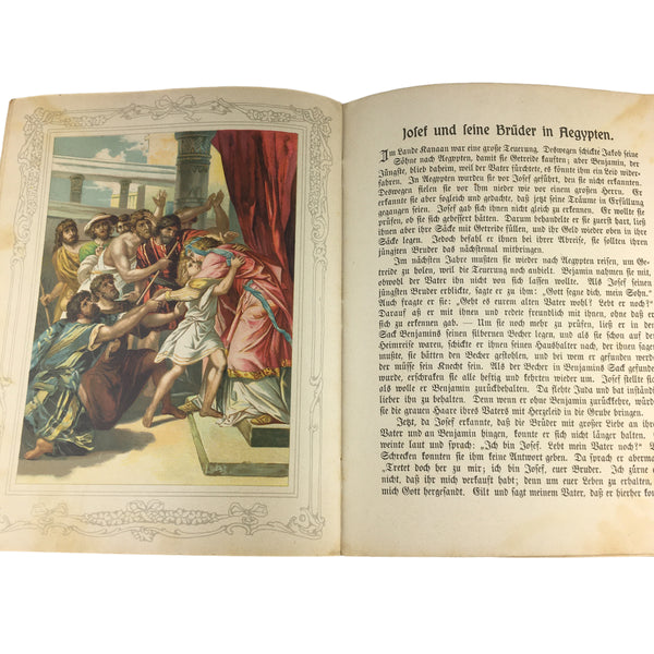 Vintage German Children’s Book Jacob and Joseph 1920s Religious Softcover