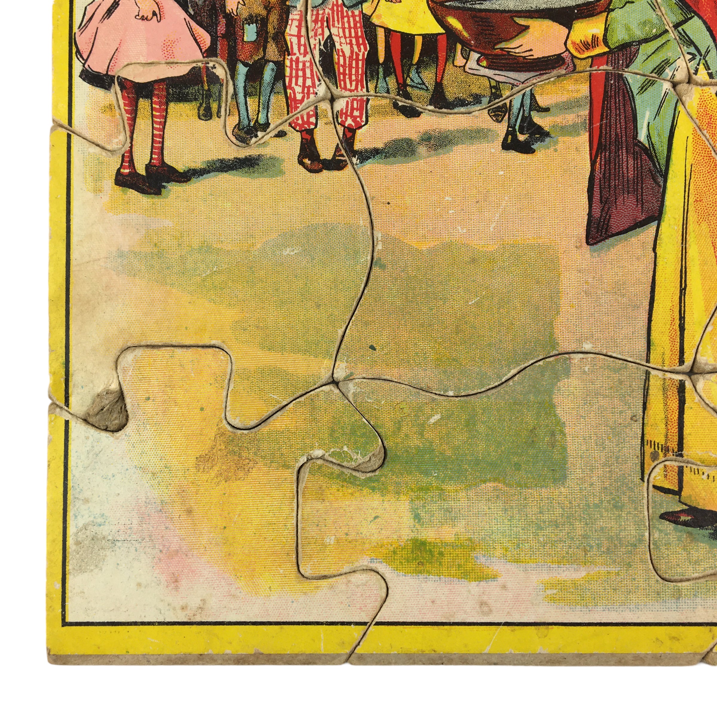 Antique Childrens Puzzle Old Lady Who Lived in a Shoe - Avid Vintage