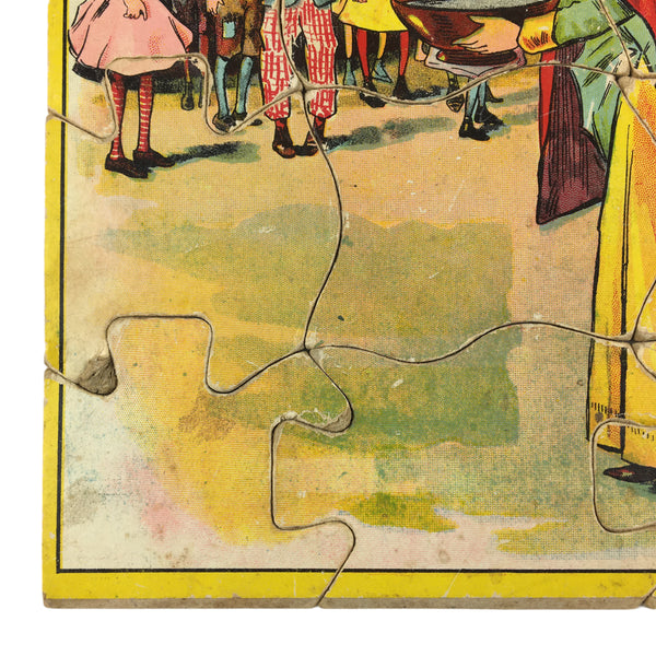 Antique Childrens Puzzle Old Lady Who Lived in a Shoe