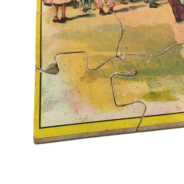 Antique Childrens Puzzle Old Lady Who Lived in a Shoe