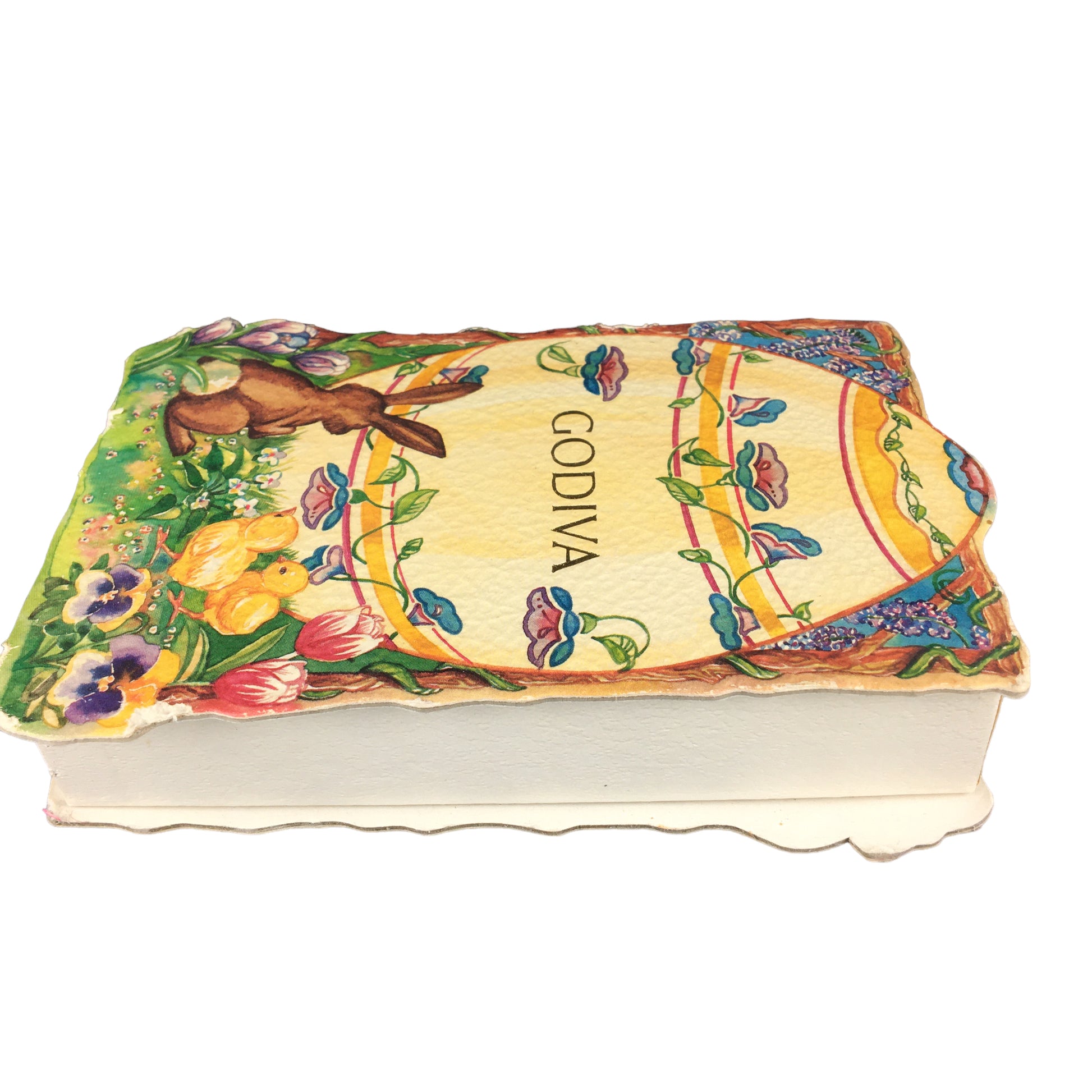 Vintage Godiva Easter Candy Box Cardboard - Avid Vintage