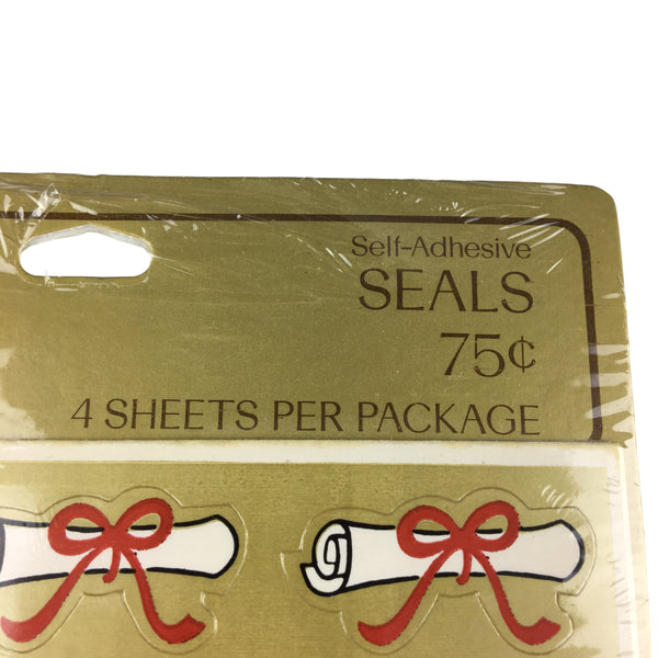 Vintage 1979 Hallmark Graduation Diploma Stickers Seals
