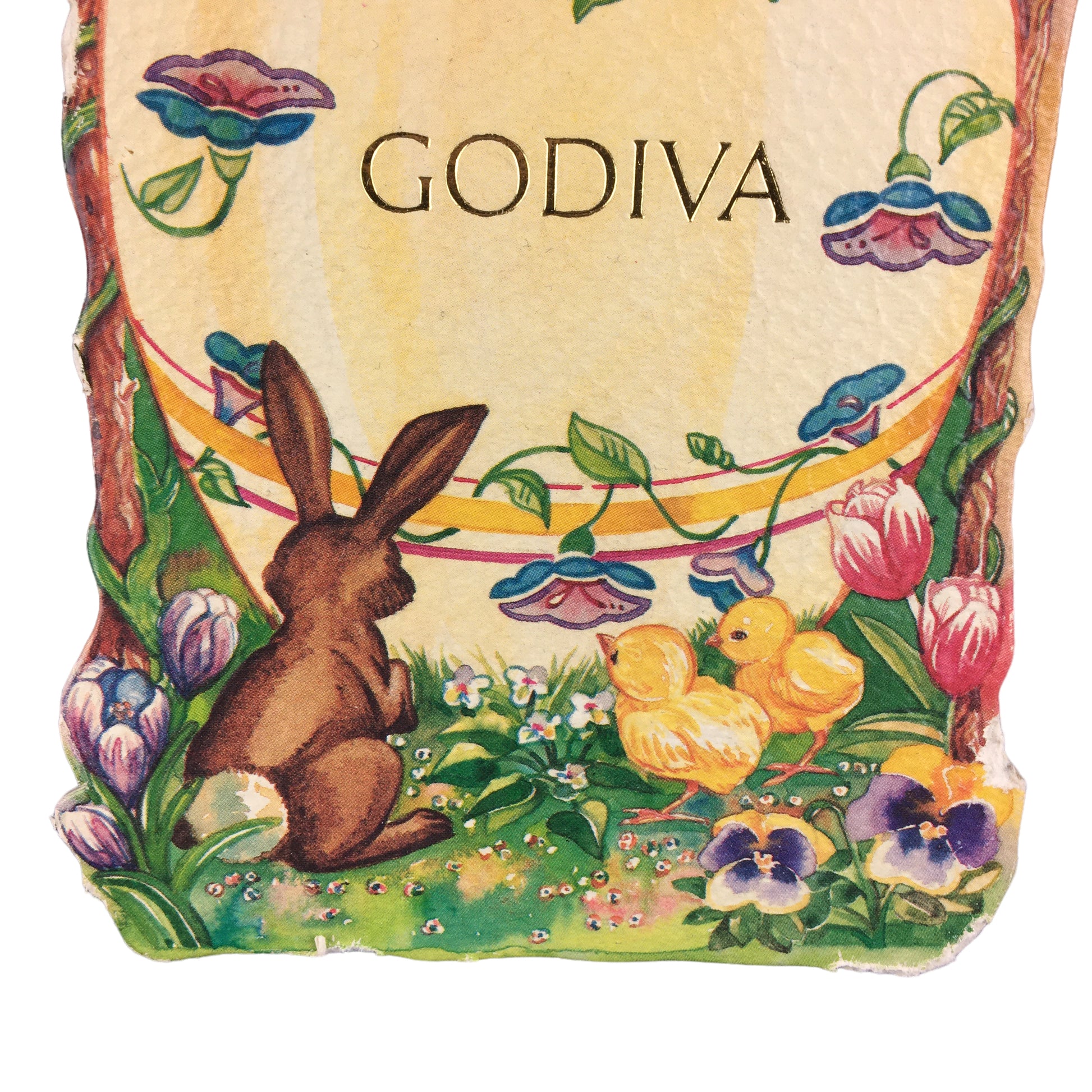 Vintage Godiva Easter Candy Box Cardboard - Avid Vintage