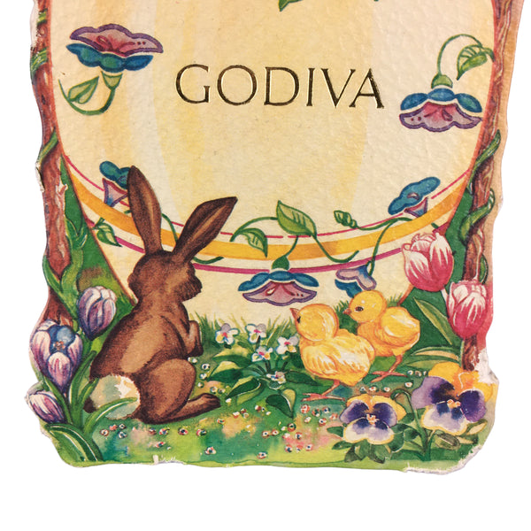 Vintage Godiva Easter Candy Box Cardboard
