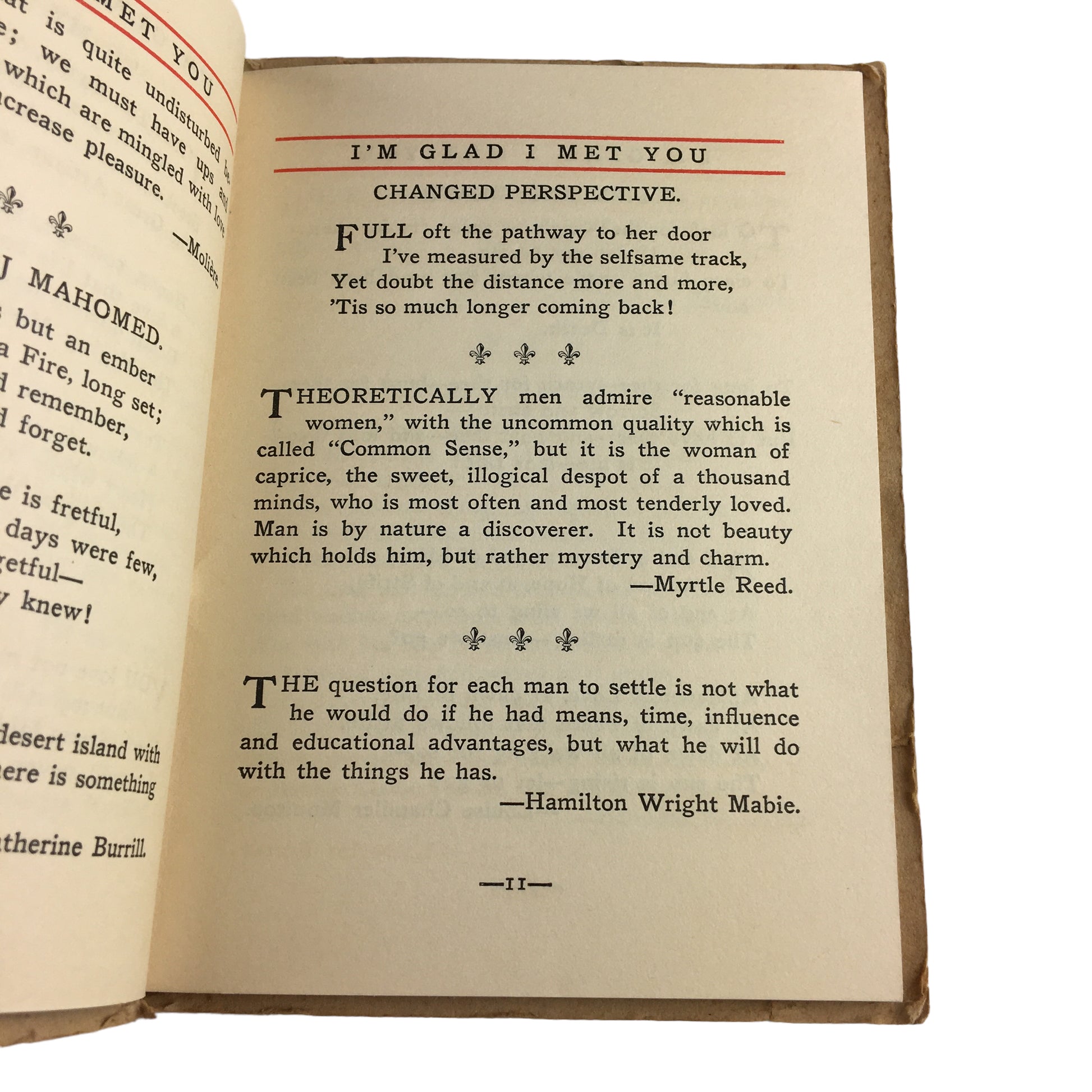 Antique Book I’m Glad I Met You 1913 Saalfield Publishing - Avid Vintage