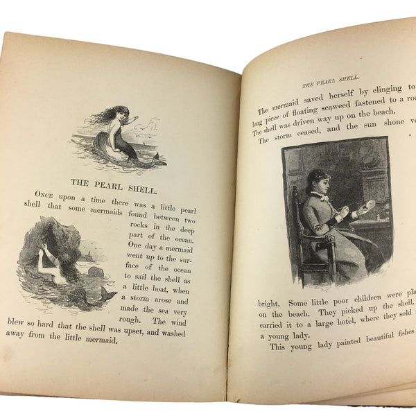 Antique Children's Book Crossing The Brook 1885 Dunham Hardcover