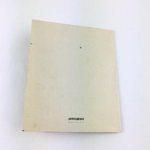 Vintage 1940s Cow and Bull Valentine Card USED