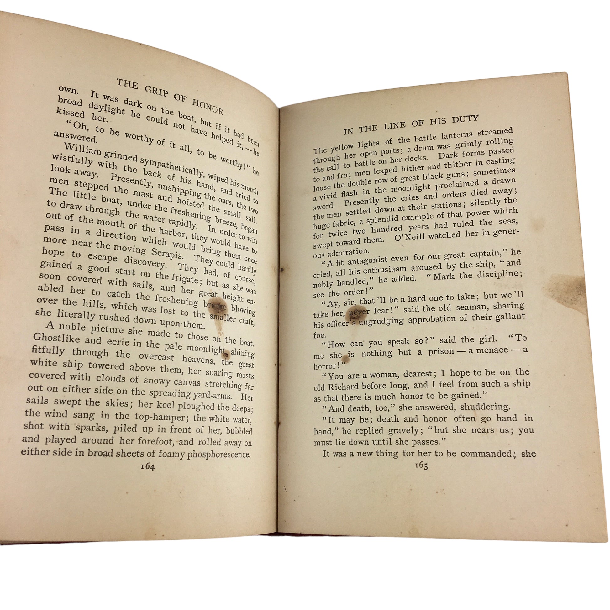 The Grip of Honor Cyrus Townsend Brady 1906 Hardcover Book - Avid Vintage