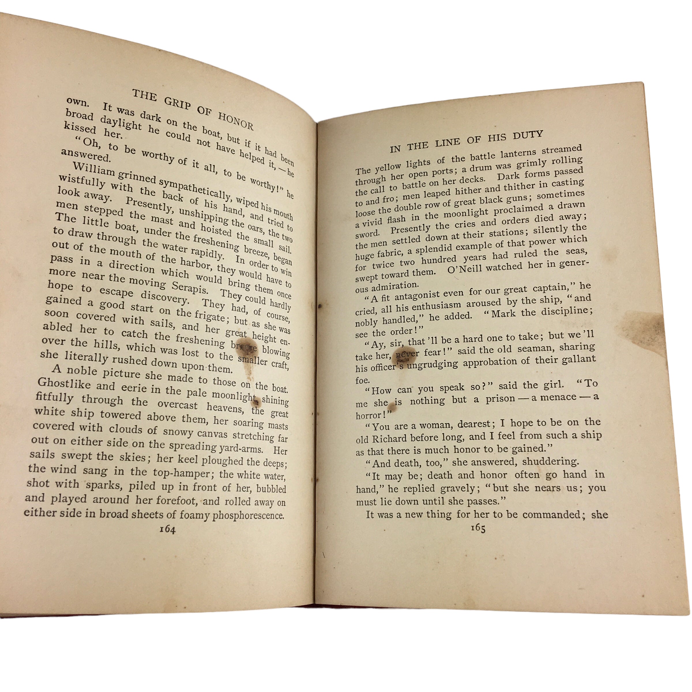 The Grip of Honor Cyrus Townsend Brady 1906 Hardcover Book - Avid Vintage