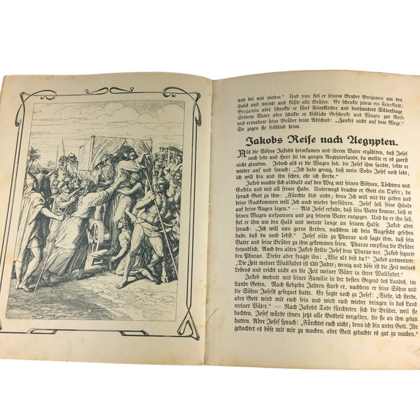 Vintage German Children’s Book Jacob and Joseph 1920s Religious Softcover