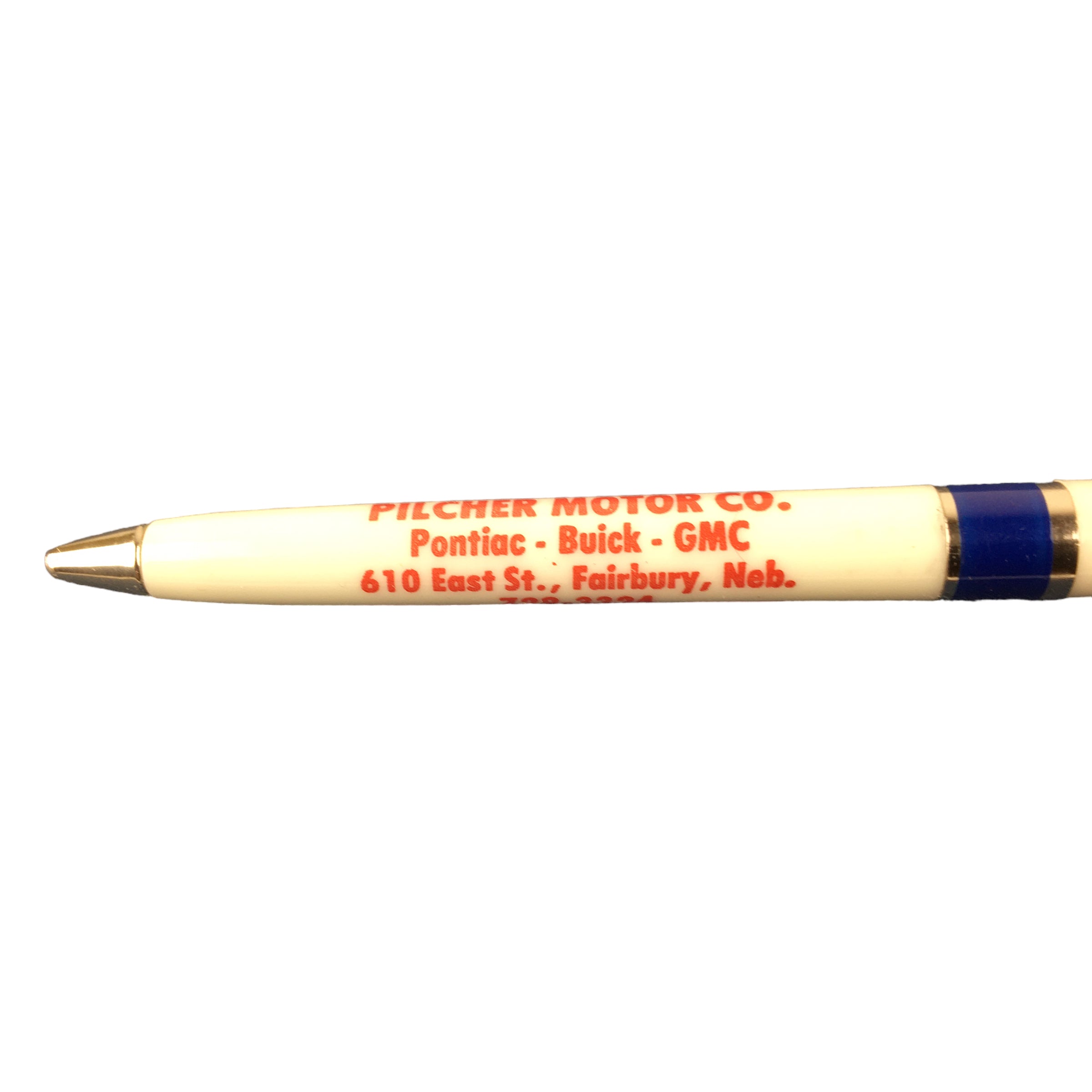Vintage Advertising Pen 1976 Pilcher Motor Co Fairbury Nebraska - Avid Vintage