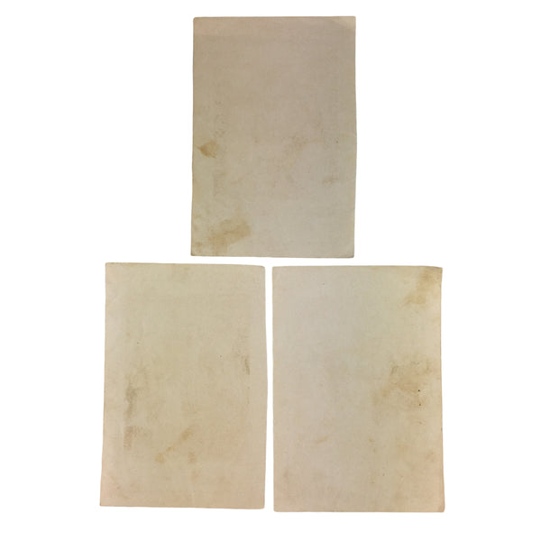 Antique Religious Cards German Bible Story Lot of 3