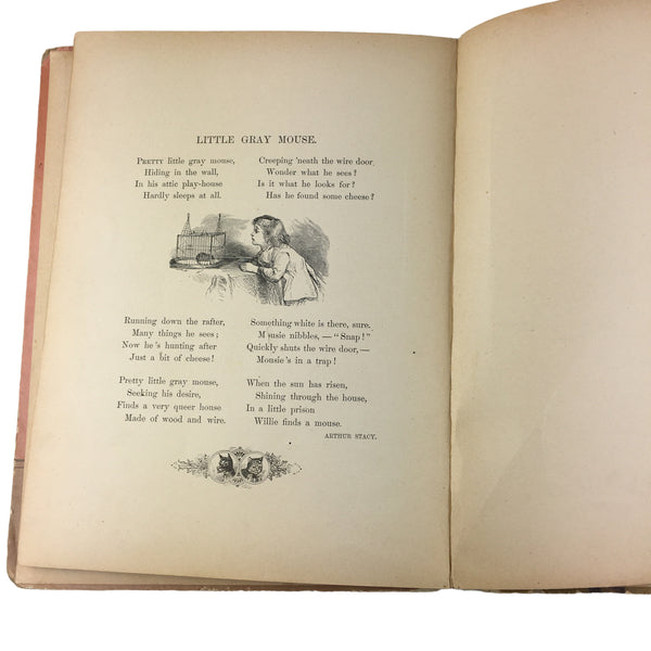 Antique Children's Book Crossing The Brook 1885 Dunham Hardcover