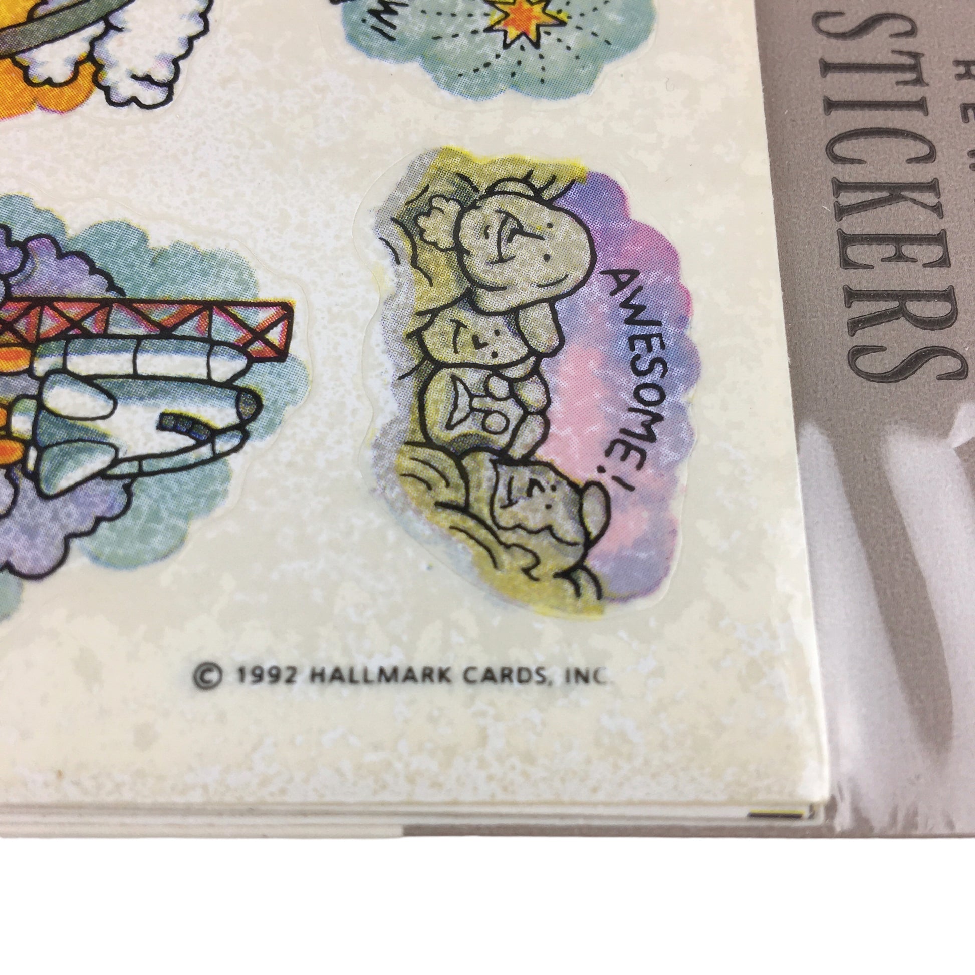 112 Vintage 1990s Hallmark School Reward Stickers Sealed Package - Avid Vintage