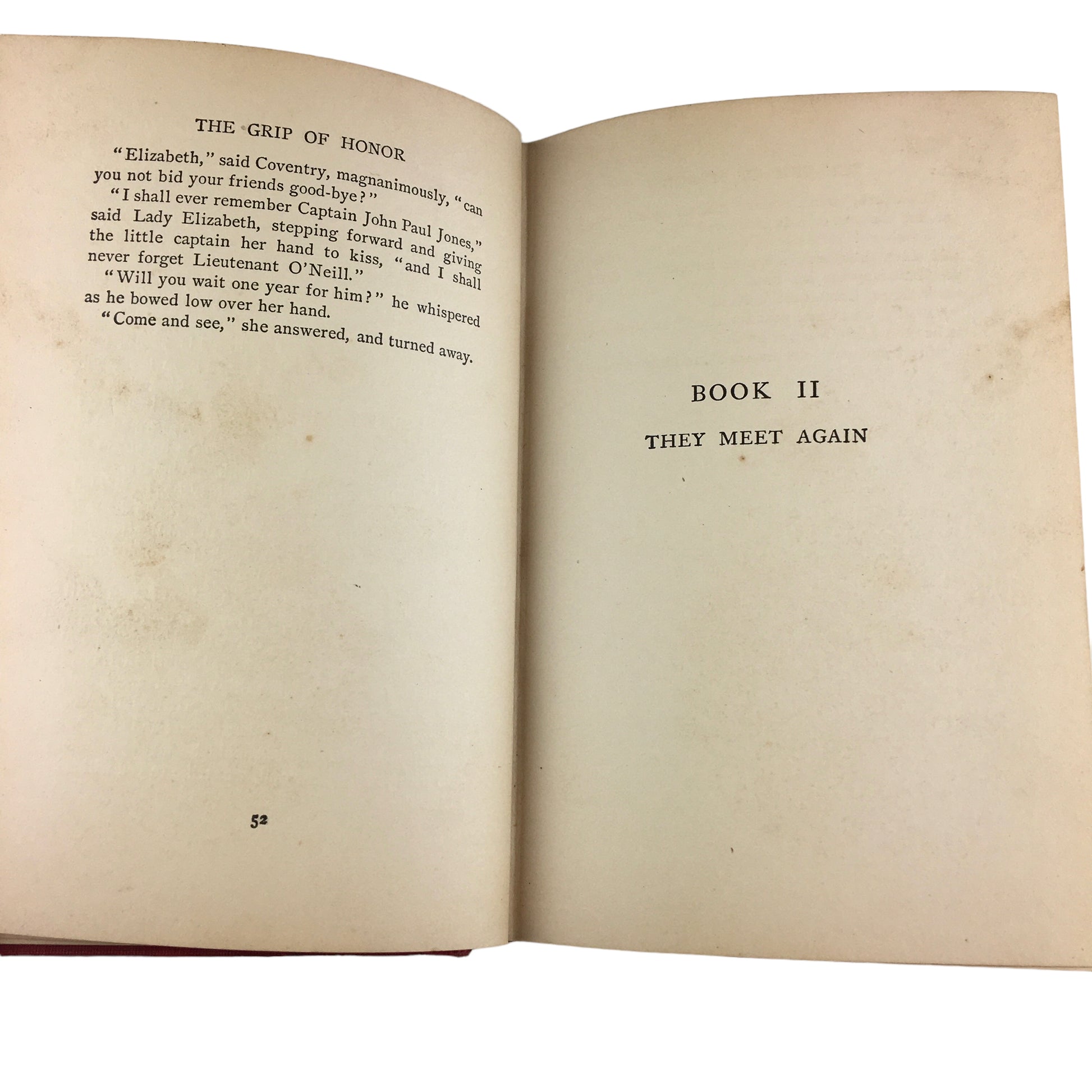 The Grip of Honor Cyrus Townsend Brady 1906 Hardcover Book - Avid Vintage