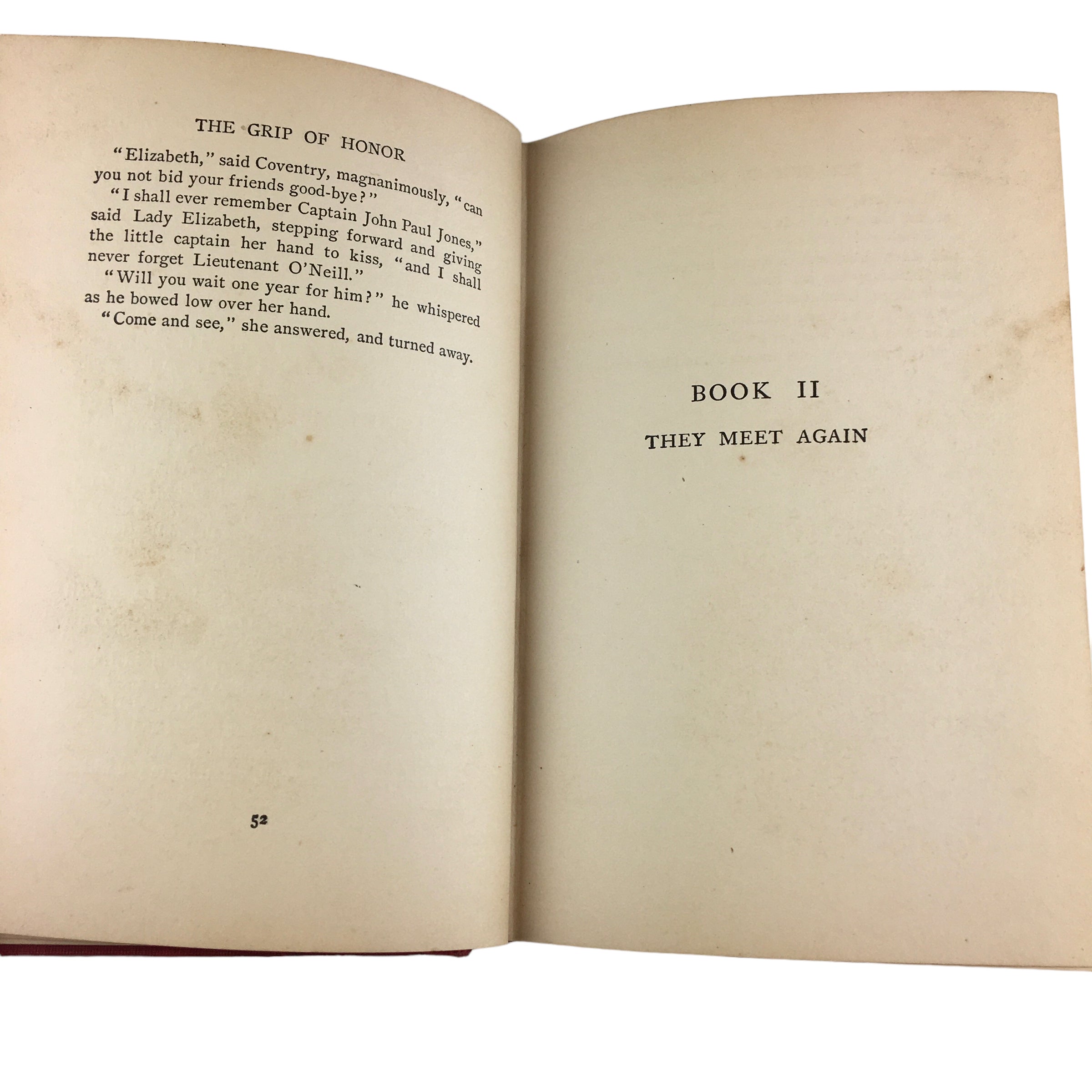 The Grip of Honor Cyrus Townsend Brady 1906 Hardcover Book - Avid Vintage