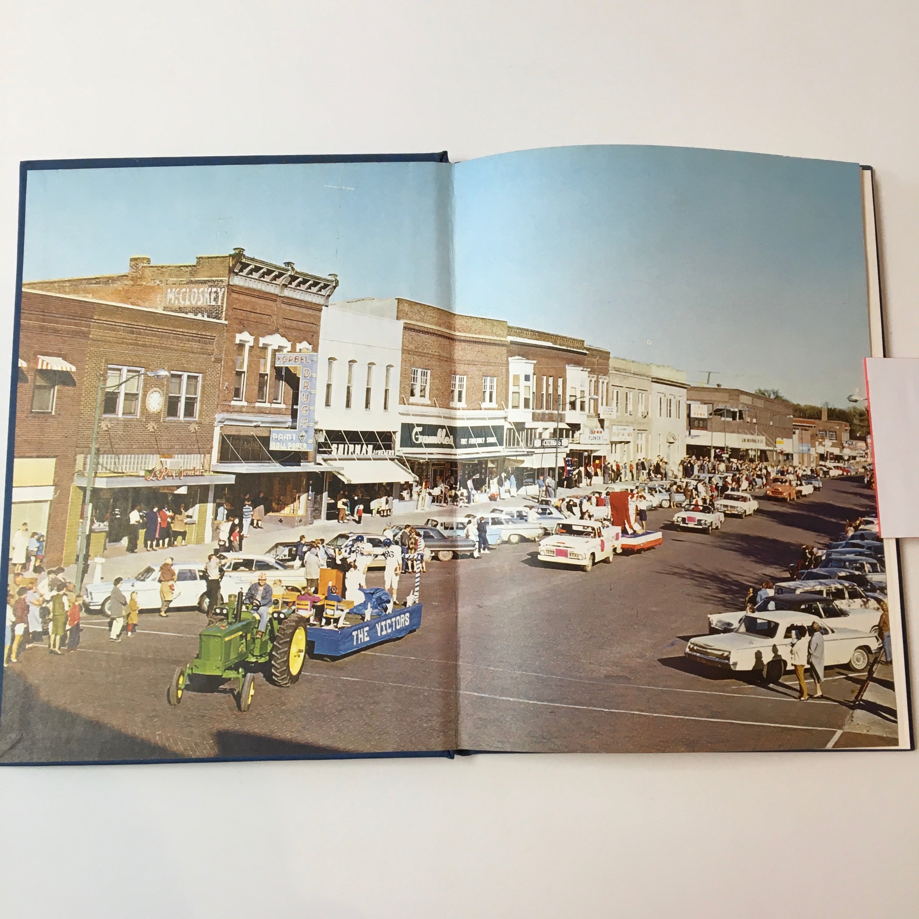 Vintage 1967 Fairbury Nebraska College Yearbook The Little Blue Photos History - Avid Vintage