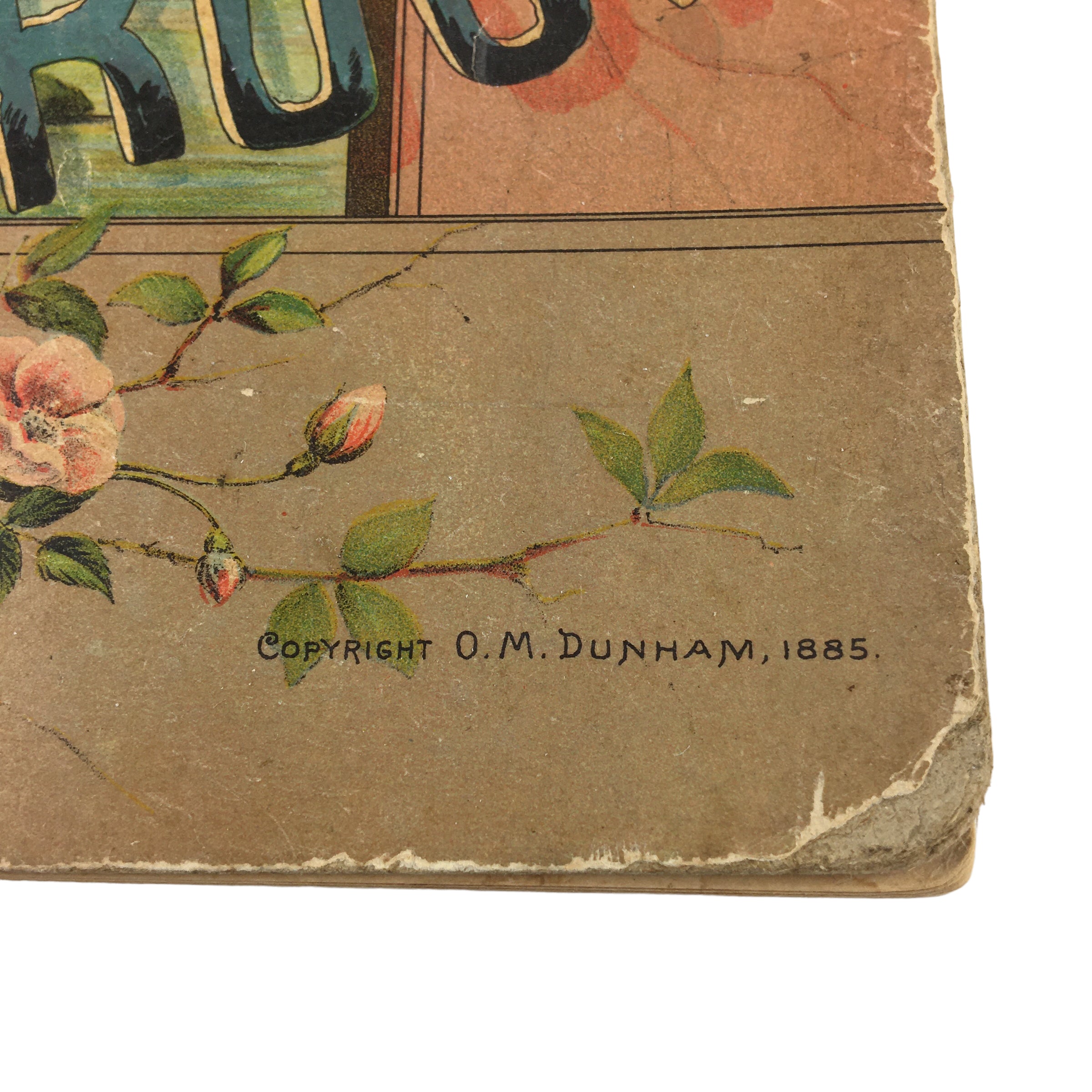 Antique Children's Book Crossing The Brook 1885 Dunham Hardcover