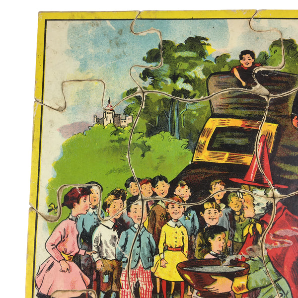 Antique Childrens Puzzle Old Lady Who Lived in a Shoe