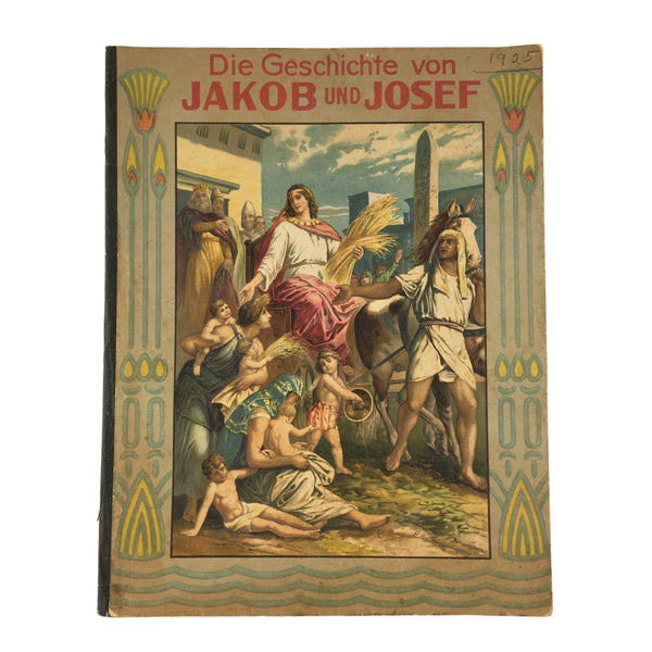 Vintage German Children’s Book Jacob and Joseph 1920s Religious Softcover