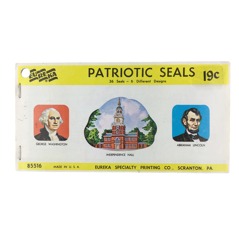 Vintage Eureka 85516 Patriotic Seals Booklet 