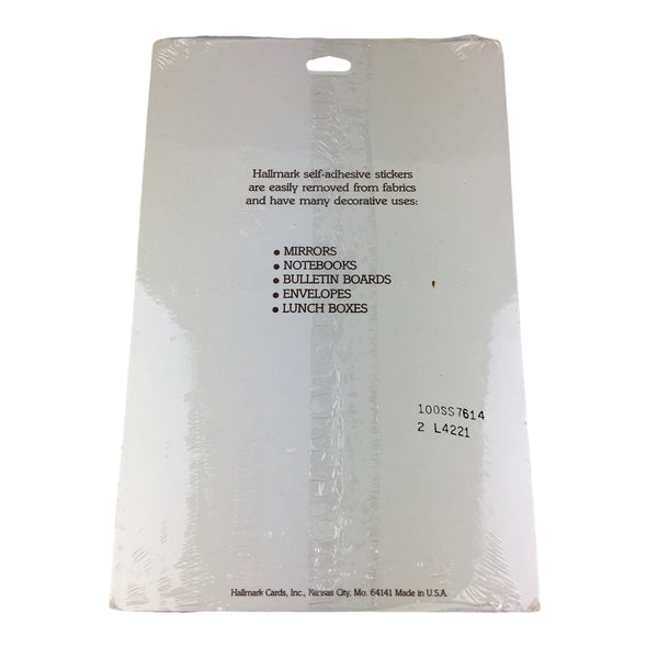 Vintage 1984 Hallmark Stickers 4 Sheets in Package Right On Slang