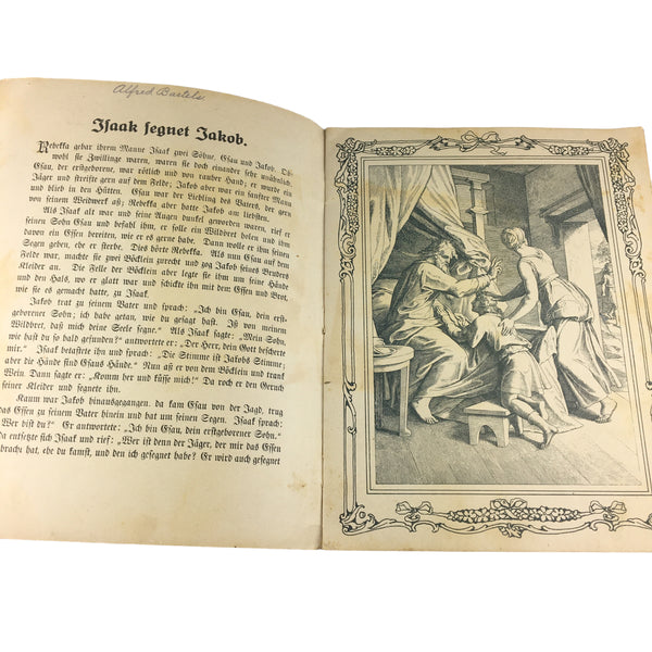 Vintage German Children’s Book Jacob and Joseph 1920s Religious Softcover