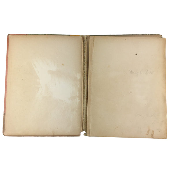 Antique Children's Book Crossing The Brook 1885 Dunham Hardcover