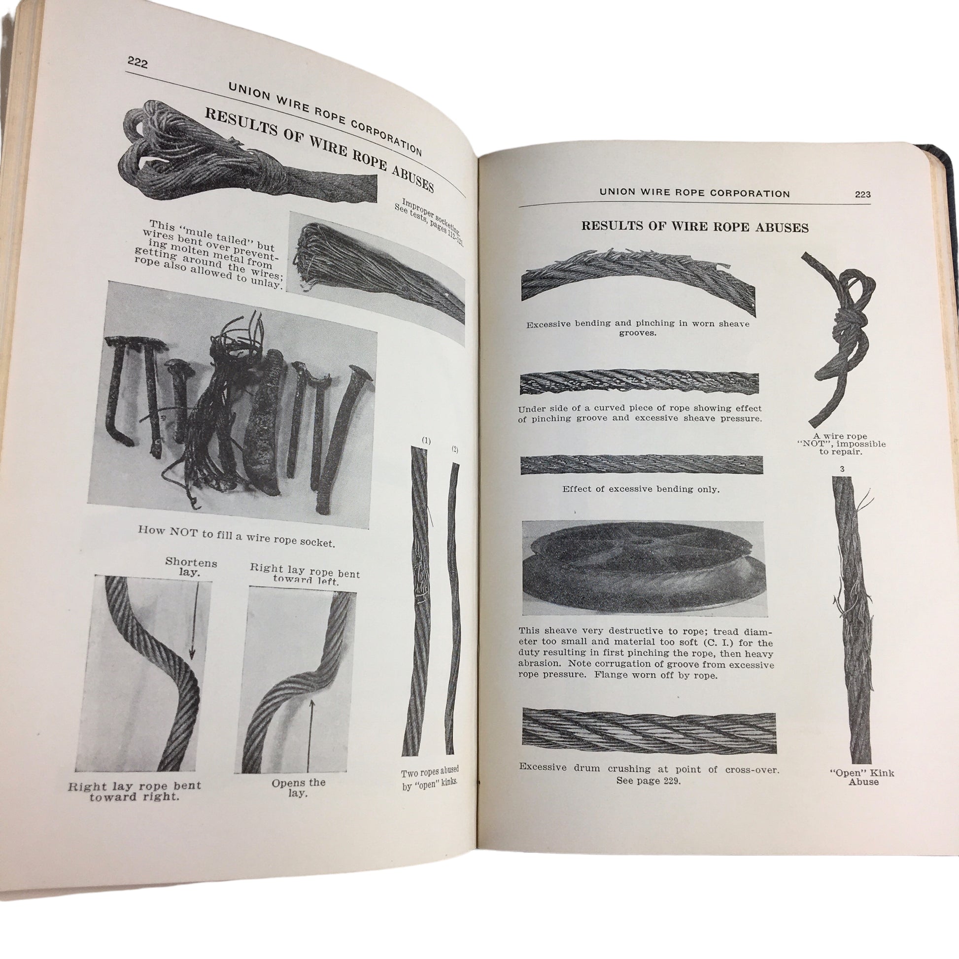 1939 Union Wire Rope Catalog C Price List Softcover Book - Avid Vintage