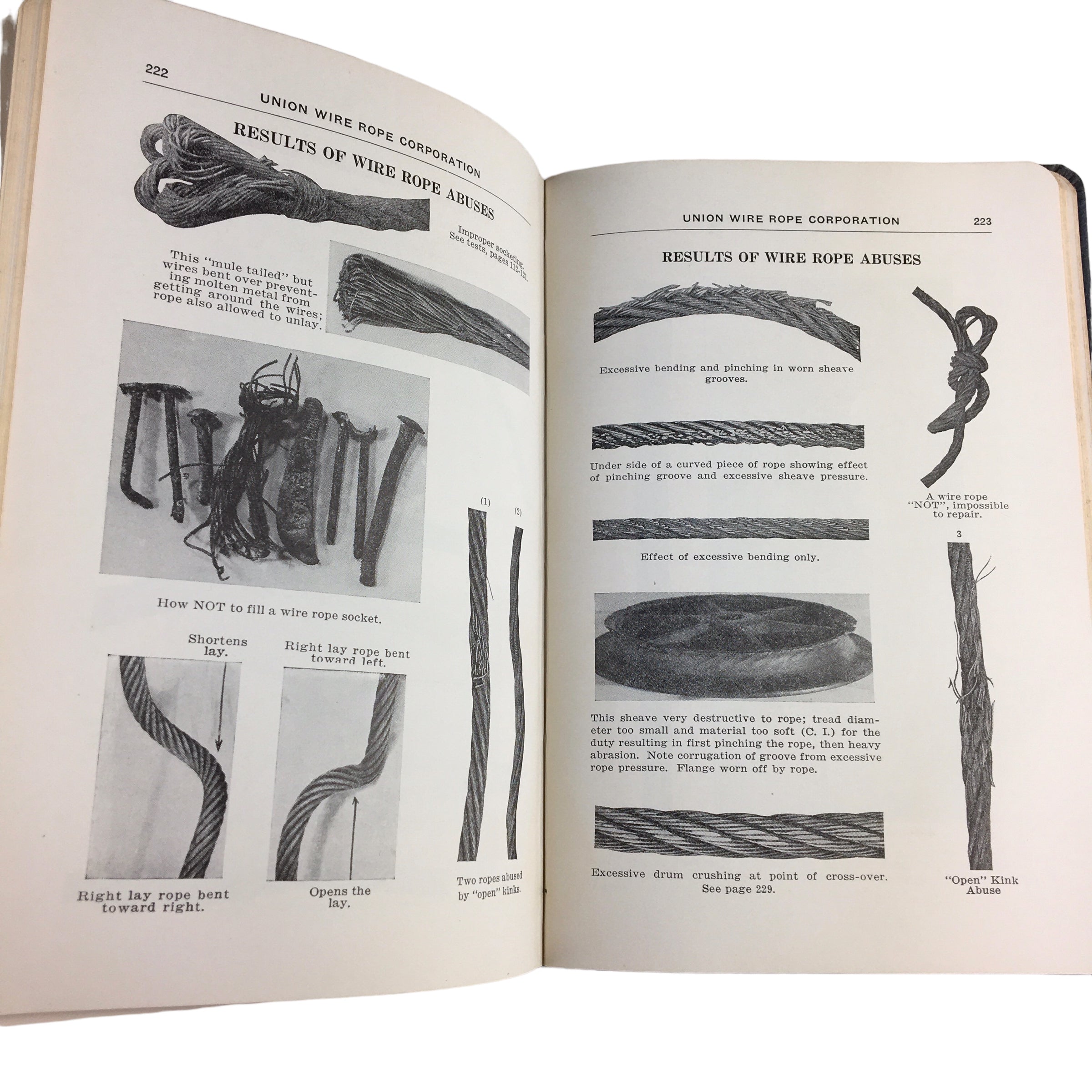 1939 Union Wire Rope Catalog C Price List Softcover Book - Avid Vintage