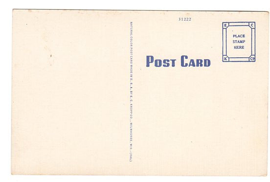 Vintage Denison Texas Linen Postcard M. K. & T. Railroad Employee Hospital - Avid Vintage