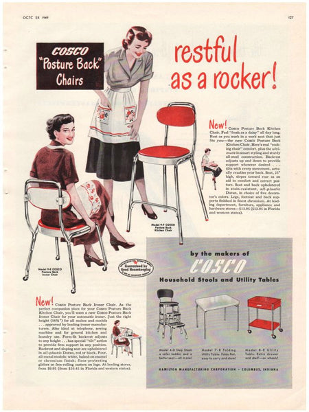 Vintage 1949 Watson Sterling Silverware Meadow Rose Pattern Magazine Print Ad - Avid Vintage