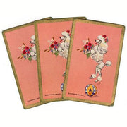 Vintage Constance Deplar 1950s White Trick Poodle Single Swap Playing Cards Lot of 3 - Avid Vintage